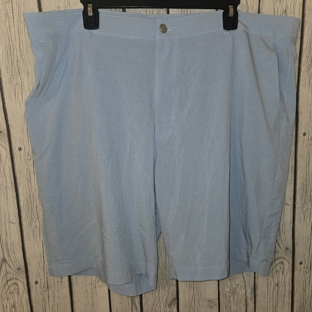 Peter Millar Mens Light Blue Tailored Fit Shorts Size 42